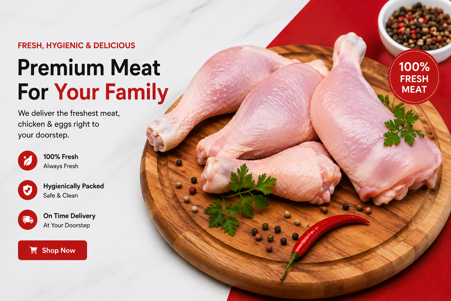 Fresh chicken
